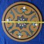 18" Marble Coffee Table Top Handmade Mosaic Inlaid Marquetry Art Patio Decor