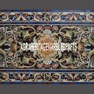 Black Marble Dining Table Marquetry Gems Scagliola Stone Inlay Patio Decor H3292 Black Marble Dining Table Marquetry Gems Scagliola Stone Inlay Patio Decor H3292