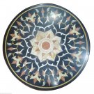 30"x30" Marble Coffee Table Top Rare Pietra Dura Gem Marquetry Inlay Mosaic Decor 30"x30" Marble Coffee Table Top Rare Pietra Dura Gem Marquetry Inlay Mosaic Decor