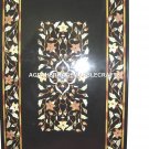 Black Marble Dining Table Top Marquetry Handmade Home Decor Mosaic Arts H1204 Black Marble Dining Table Top Marquetry Handmade Home Decor Mosaic Arts H1204