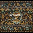 Gorgeous Marble Top Dining Table Marquetry Scagliola Inlay Art Patio Decor H3978