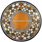 Multi Marble Dining Center Table Beautiful Mosaic Inlay Work Hallway Decor H3873