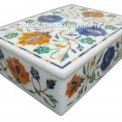 Decorative Marble Jewelry Box Handmade Marquetry Inlay Thanks Giving Decor H1918 Decorative Marble Jewelry Box Handmade Marquetry Inlay Thanks Giving Decor H1918