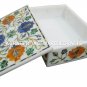 Decorative Marble Jewelry Box Handmade Marquetry Inlay Thanks Giving Decor H1918
