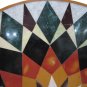 2.5' Italian Marble Top Garden Table Top Handmade Marquetry Inlaid Fine Decor
