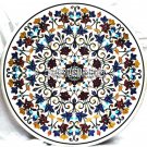 Marble Coffee Table Italian Multi Floral Marquetry Inlaid Wedding Decor H3914 Marble Coffee Table Italian Multi Floral Marquetry Inlaid Wedding Decor H3914
