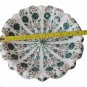 Marble Fruit Bowl Gemtone Malachite Floral Inlay Small Business Saturday Decor
