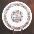 Round Marble Marquetry Top Center Table Rare Floral Work Inlaid Decor Arts H3740 Round Marble Marquetry Top Center Table Rare Floral Work Inlaid Decor Arts H3740