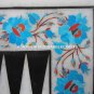 Marble Backgammon Board Turquoise Handmade Design Marquetry Patio Art Decor H463