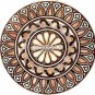 Marvelous Marble Side Coffee Table Rare Mosaic Inlay Garden Outdoor Decor H3899