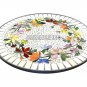White Marble Round Coffee Table Top Floral Multi Inlay Living Room Decor H3839