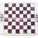 3'x2' Marble Dining Chess Table Top Marquetry Inlay Mosaic Garden Decor H2477