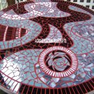 Italian Marble Dining Table Mosaic Precious Inlay HAndmade Work Home Decor H3843 Italian Marble Dining Table Mosaic Precious Inlay HAndmade Work Home Decor H3843