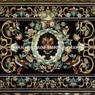 Collectible Marble Top Restaurant Table Marquetry Inlay Design Patio Decor H5313