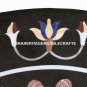 Italian Coffee Marble Top Cocktail Table Top Mosaic Inlaid Handmade Decor H3320