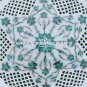 Filligree Marble Decorative Plate Malachite Floral Inlay Occasional Gifts H4529