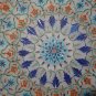18" Marble Plate Attractive Fine Work Lapis Lazuli Semi precious Pietradure Art