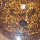 Antique Marble Wash Basin Bathroom Sink Tiger Eye Inlay Home Outdoor Decor H4874