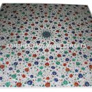 36" Marble Square Dining Top Table Multi Marquetry Inlay Gems Mosaic Decor H3059 36" Marble Square Dining Top Table Multi Marquetry Inlay Gems Mosaic Decor H3059
