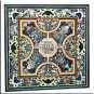 Beautiful Italian Marble Dining Top Table Pietradura Inlaid Garden Decor H3850