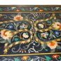 3'x6' Black Marble Dining Table Top PietraDura New Pattern Work Beautiful Decor