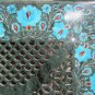 2.5'x5' Green Marble Decor Dining Filigree Table Top Turquoise Flower High Work