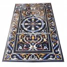 6'x3' Marble Dining Center Table Marquetry Inlay Italian Mosaic Patio Arts H3112
