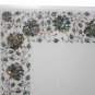 3'x6' Marble Large Dining Table Top Paua Shell PietraDura Inlay Patio Arts Decor