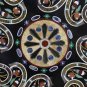 5'x5' Black Patio Garden Marble Table Top  Antique Inlay Western Australai Decor