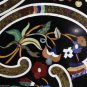5'x5' Black Patio Garden Marble Table Top  Antique Inlay Western Australai Decor