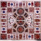 Traditional Marble Side Custom Dining Room Table Unique Inlaid Work Arts H5653