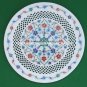Multi Filligree Marble Decorative Plate Mosaic Fine Inlay Art Table Decor H4525