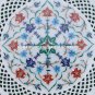 Multi Filligree Marble Decorative Plate Mosaic Fine Inlay Art Table Decor H4525