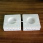 Marble Square Tea Light Holder Creative Handmade Art Occasional Gift Decor H4600
