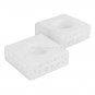Marble Square Tea Light Holder Creative Handmade Art Occasional Gift Decor H4600
