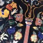 6'x6' Black Marble Dining Table Top Marquetry Scagaliola Arts Inlay Home Decor