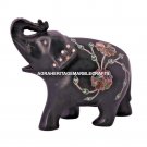 Marvelous Marble Elephant With Inlay Work Abalone Stone Rare Art Patio Decor E37 Marvelous Marble Elephant With Inlay Work Abalone Stone Rare Art Patio Decor E37