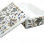 6"x4"x2" Marble Decorative Pauashell Handmade Jewelry Box Precious Decor H1116