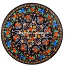Marble Dining Table Top Multi Inlay Stone Grapes Mosaic Art Decor Furniture H491