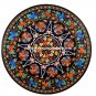 Marble Dining Table Top Multi Inlay Stone Grapes Mosaic Art Decor Furniture H491