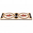 12"x4" Marble Tiles Pietra Dura Inlay Fine Work Hallway Floor Home Decor E64 12"x4" Marble Tiles Pietra Dura Inlay Fine Work Hallway Floor Home Decor E64