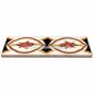 12"x4" Marble Tiles Pietra Dura Inlay Fine Work Hallway Floor Home Decor E64