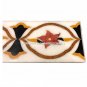 12"x4" Marble Tiles Pietra Dura Inlay Fine Work Hallway Floor Home Decor E64