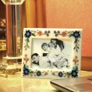 Marble Photo Frame Lapis Floral Arts Inlay Pietradura Decor Home Art Gifts H3671 Marble Photo Frame Lapis Floral Arts Inlay Pietradura Decor Home Art Gifts H3671