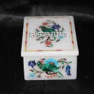 4"x3"x2'' Marble Jewelry Box Marquetry Work Parrot Arts Inlay Decor Eid Gifts 4"x3"x2'' Marble Jewelry Box Marquetry Work Parrot Arts Inlay Decor Eid Gifts