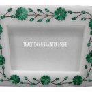 White Marble Photo Frame Rare Malachite Inlay Floral Work Art Mosaic Decor Gifts White Marble Photo Frame Rare Malachite Inlay Floral Work Art Mosaic Decor Gifts