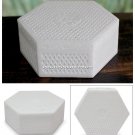 White Marble Handmade Design Jewelry Box Lattice Work For Girls Gift Decor H4603