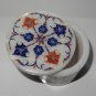 Marble Jewelry Box Lapis Lazuli Pietra Dura Floral Inlaid Beautiful Love Gifts
