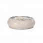 4" White Marble Ashtray Cigar Cigarette Lapis Inlay Floral Work Man Decor Gifts
