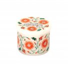 2"x2''x1.5'' Marble Jewelry Box Hakik Inlay Decor Marquetry Ramadan Gift H3618 2"x2''x1.5'' Marble Jewelry Box Hakik Inlay Decor Marquetry Ramadan Gift H3618